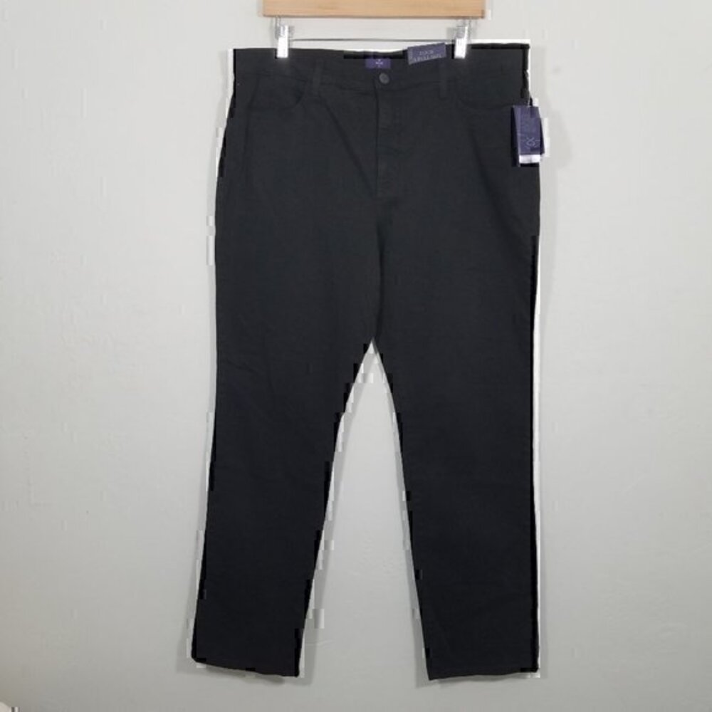 NWT NYDJ Petite Skinny Stretch Jeans Chocolate Size 18P